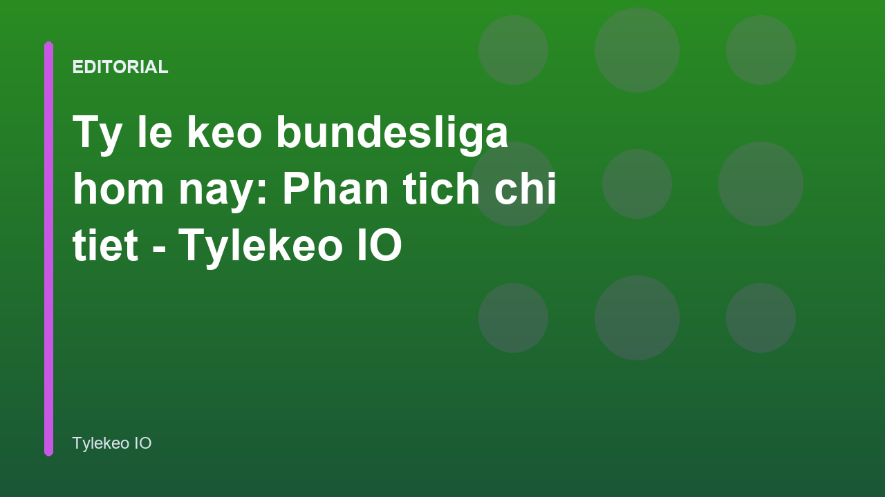 Phan tich ty le keo Bundesliga hom nay
